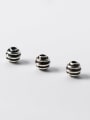 thumb 925 Sterling Silver Geometric Vintage Beads 3