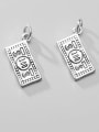 thumb 925 Sterling Silver Money Rectangle Charm 0