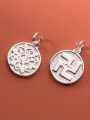 thumb 925 Sterling Silver Round Vintage Charms 1