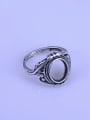 thumb 925 Sterling Silver Oval Ring Setting Stone size: 8*10mm 2