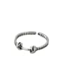 thumb 925 Sterling Silver  Vintage Knotted Chain Band Ring 3