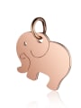 thumb Stainless steel Elephant Charm Height : 14 mm , Width: 16 mm 1