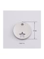 thumb Stainless steel disc hollow star Pendant 2