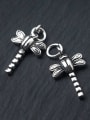 thumb 925 Sterling Silver Dragonfly Charm Height : 21 mm , Width: 12 mm 1