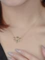 thumb 925 Sterling Silver Hollow Bee Cute Necklace 2