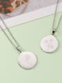 thumb Stainless steel Flower Minimalist Necklace 3