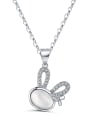 thumb 925 Sterling Silver Rabbit Necklace 4