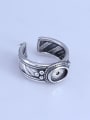 thumb 925 Sterling Silver Geometric Ring Setting Stone size: 6*8mm 2