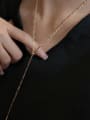thumb 925 Sterling Silver Tassel Vintage Lariat Necklace 2