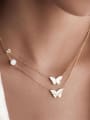 thumb 925 Sterling Silver Butterfly Dainty Necklace 1