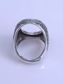 thumb 925 Sterling Silver Geometric Ring Setting Stone size: 16*22mm 2