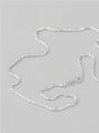 thumb 925 Sterling Silver Minimalist Twisted Serpentine Chain 3