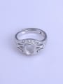 thumb 925 Sterling Silver Round Ring Setting Stone size: 5*7mm 0