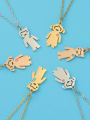 thumb Stainless steel Irregular Cute Necklace 1