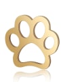 thumb Stainless steel paw Charm Height : 11* mm , Width: 12 mm 2
