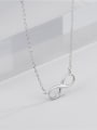 thumb 925 Sterling Silver Number Minimalist Necklace 2
