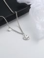 thumb 925 Sterling Silver Smiley Vintage Necklace 3