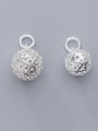 thumb 925 Sterling Silver Ball Charm Diameter : 10 and 12mm 0
