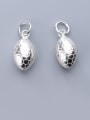 thumb 925 Sterling Silver Water drop Charm Height : 15.5 mm , Width: 8 mm 0