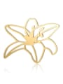 thumb Stainless steel Flower Charm Height : 26 mm , Width: 21 mm 1