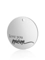 thumb Stainless steel Gold Plated Message Charm Diameter : 22 mm 2