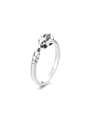thumb 925 Sterling Silver Icon Rabbit Cute Band Ring 0