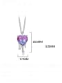 thumb 925 Sterling Silver Cubic Zirconia Heart Trend Necklace 3