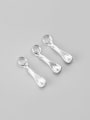 thumb 925 Sterling Silver Water Drop Charm Height : 19 mm , Width: 5 mm 2