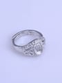 thumb 925 Sterling Silver Round Ring Setting Stone size: 5*7mm 2