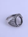 thumb 925 Sterling Silver Oval Ring Setting Stone size: 10*14mm 2