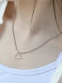 thumb 925 Sterling Silver Geometric Minimalist Bead Chain Necklace 1