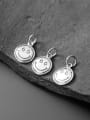 thumb 925 Sterling Silver Face Charm Height : 13 mm , Width: 10.5 mm 1