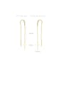 thumb 925 Sterling Silver Tassel Trend Threader Earring 3