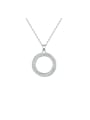 thumb 925 Sterling Silver Cubic Zirconia Geometric Luxury Necklace 0
