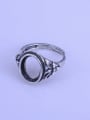 thumb 925 Sterling Silver Oval Ring Setting Stone size: 9*12mm 1