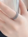 thumb 925 Sterling Silver Five-Pointed Star Vintage Stackable Ring 1