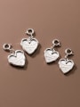 thumb 925 Sterling Silver Heart Cute Bails 1