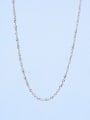 thumb 925 Sterling Silver Lengthen Water Wave Chain 2