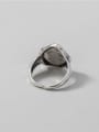 thumb 925 Sterling Silver Geometric Vintage Band Ring 3