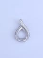 thumb 925 Sterling Silver Water Drop Pendant Setting Stone size: 10*14mm 0