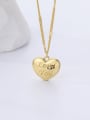 thumb 925 Sterling Silver Heart Minimalist Letter  Necklace 2