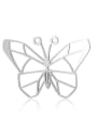 thumb Stainless steel Gold Plated Butterfly Charm Height : 30 mm , Width: 20 mm 1