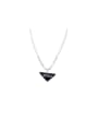 thumb 925 Sterling Silver Triangle Vintage Necklace 0
