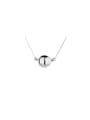 thumb 925 Sterling Silver Ball Minimalist Necklace 0