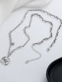 thumb 925 Sterling Silver Geometric Vintage Necklace 2