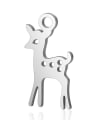 thumb Stainless steel Deer Charm Height : 8mm , Width: 15.5 mm 0