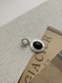 thumb 925 Sterling Silver Natural Stone Black Geometric Vintage Necklace 2