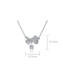 thumb 925 Sterling Silver High Carbon Diamond Water Drop Dainty Necklace 2