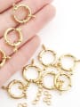 thumb Gold Spring Buckle Circle Blister Buckle Bracelet Necklace Joint Buckle 2