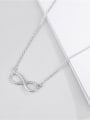 thumb 925 Sterling Silver Number Minimalist Necklace 1